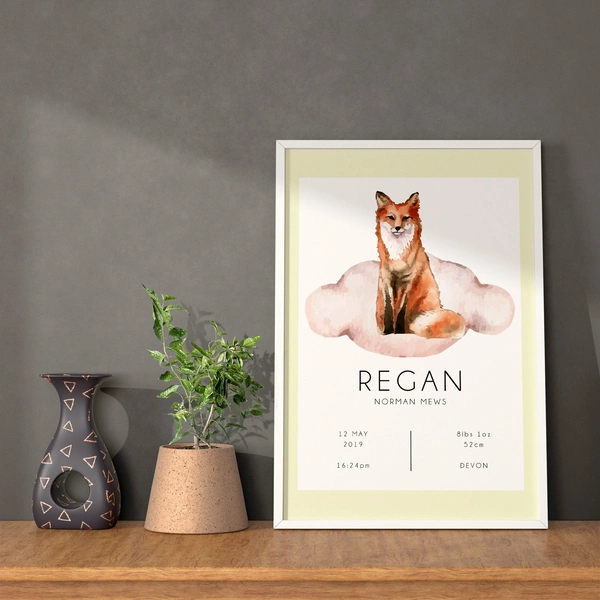  White Frame Ivory Mount