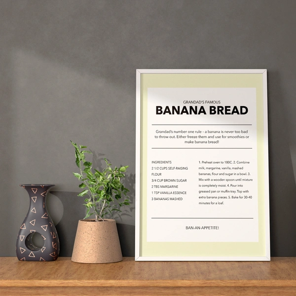  White Frame Ivory Mount