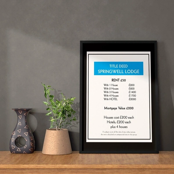  Monopoly Card Black Mount And Frame (2)