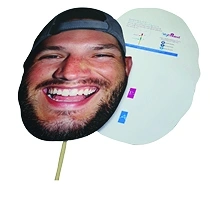 Face Mask On Sticks Front And Back