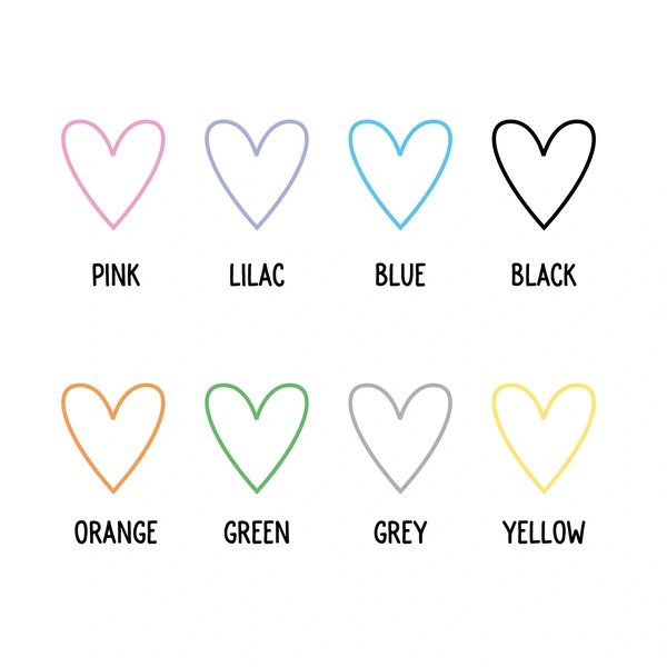  Heart Colours