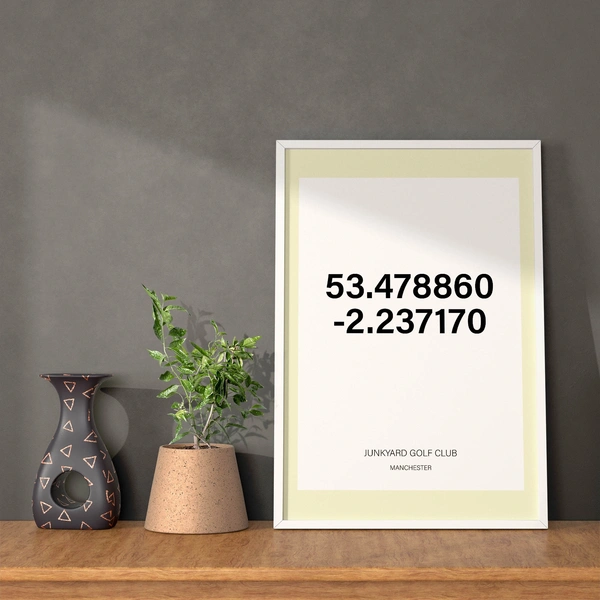  White Frame Ivory Mount