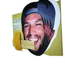  Face Mask On Sticks Ready To Send