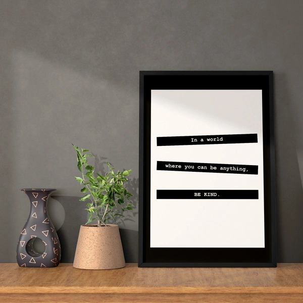  Black Mount Frame Strips