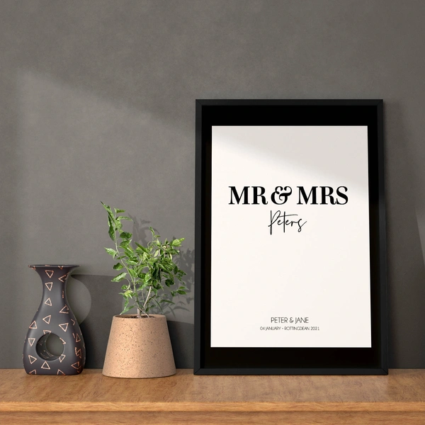  Black Mount And Frame