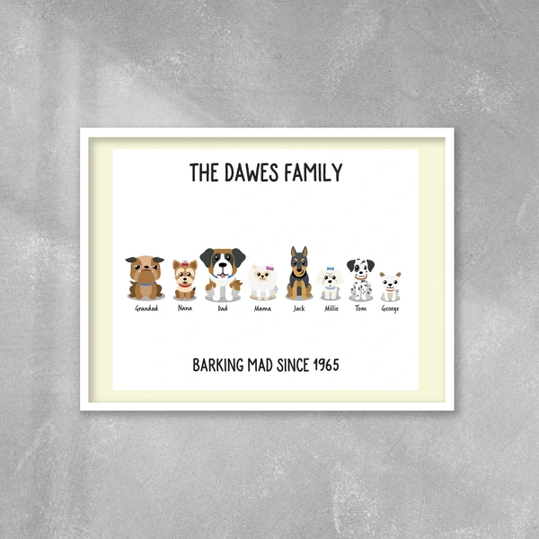  White Frame Ivory Mount