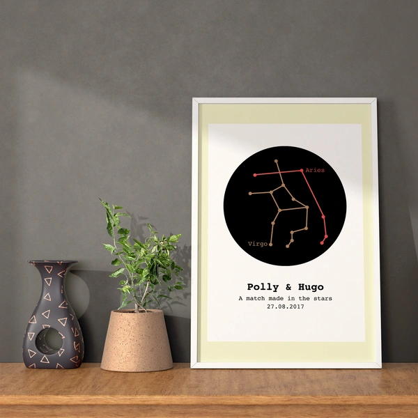  White Frame Ivory Mount